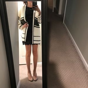 Cream and green sweater